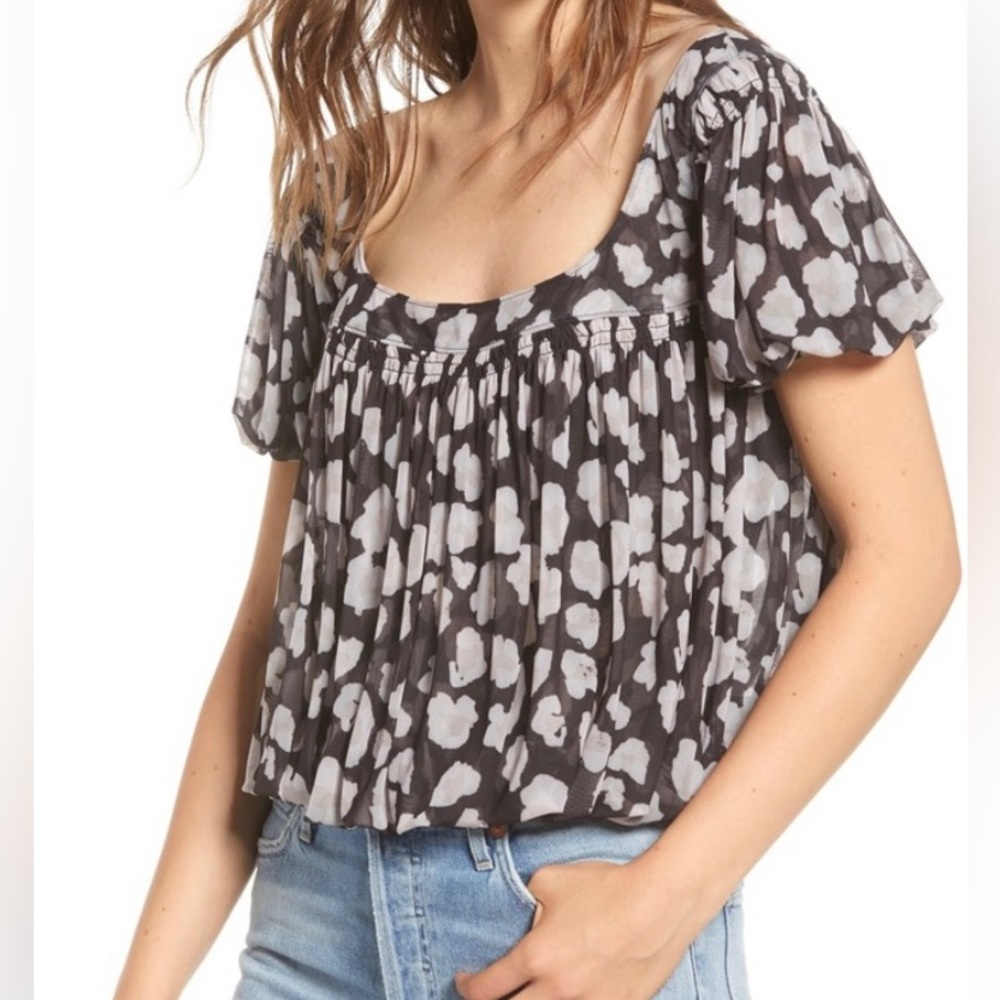 NWT Free Peopl Meg’s Blouse